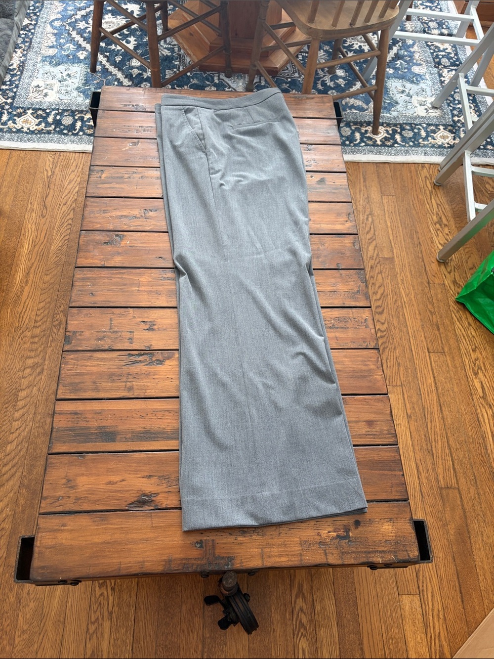 Banana Republic Women's Blake Light Gray Dress Trousers